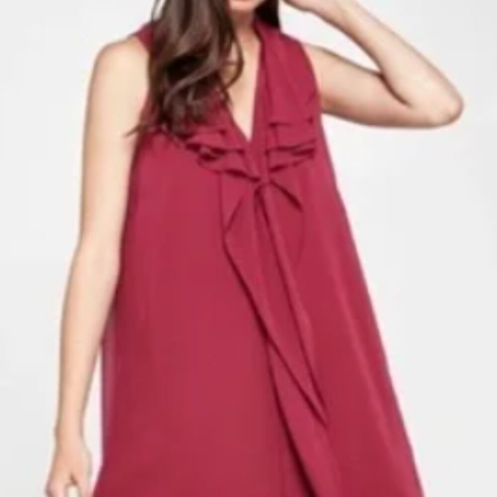 BCBGeneration Ruffle Sleeveless Dress